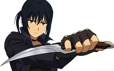 Guy, Anime, Knife, Warrior, HD Wallpaper | Rare Gallery