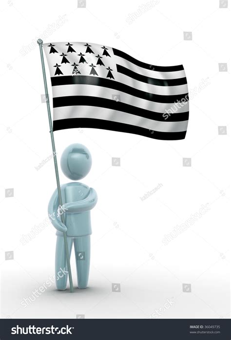 Flag Of Bretagne Stock Photo 36049735 : Shutterstock