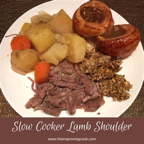 The Improving Cook: Slow Cooker Shoulder of Lamb