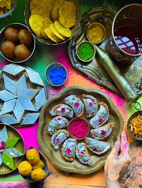 Holi special spread | Happy holi, Holi celebration, Holi festival