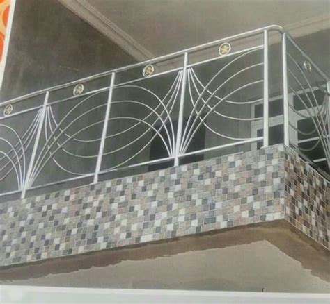 Balcony grill made with stainless steel | Balcony grill, Steel railing design, Balcony grill design