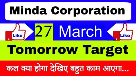 Minda Corporation 27 March | Minda Corporation Share price | Minda Corporation Share latest news ...