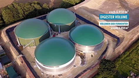 Massive anaerobic digestion plant in UK with biomethane injection - YouTube