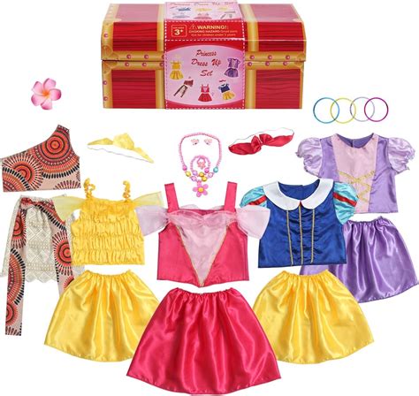 Amazon.com: BiBiblack Girls Princess Costume Dress up Trunk for Kids ...