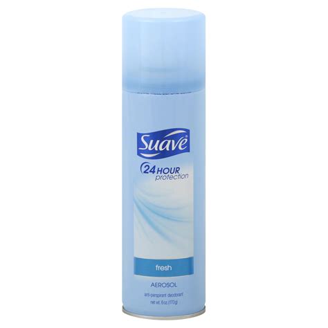 Suave 24 Hour Protection Anti-Perspirant/Deodorant, Aerosol, Fresh, 6 oz (170 g)