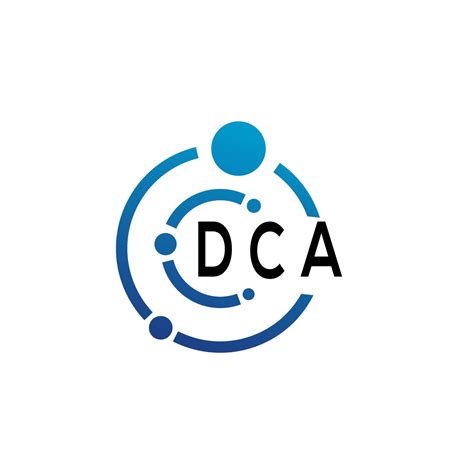 DCA letter logo design on white background. DCA creative initials letter logo concept. DCA ...