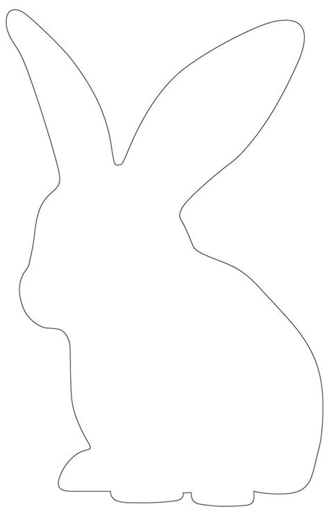 Junior Rabbit Outline | Simple Rabbit Drawing