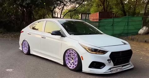 Hyundai Verna sedan modified with air suspension setup worth Rs 2 lakh [Video]