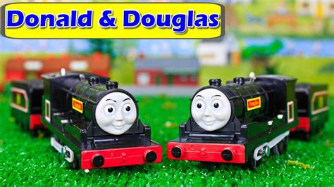 THOMAS AND FRIENDS ACCIDENTS WILL HAPPEN TRACKMASTER DONALD AND DOUGLAS - YouTube