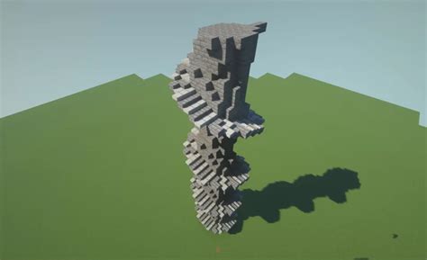 Stone Spiral Stairs (Stackable) - Outer Minecraft Map