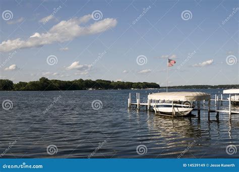 Lake Okoboji in the Summer stock image. Image of iowa - 14539149