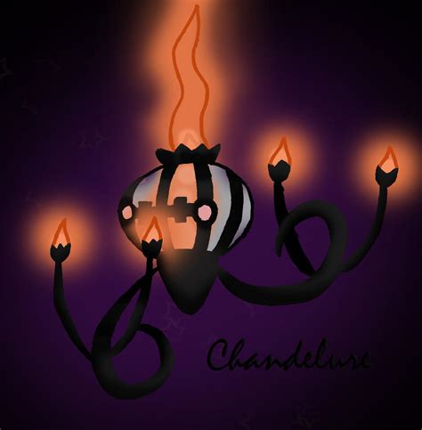 Shiny Chandelure by Yug18111 on DeviantArt