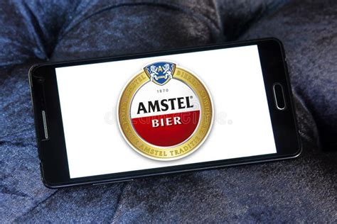 Amstel bier logo editorial stock photo. Image of logos - 89449508