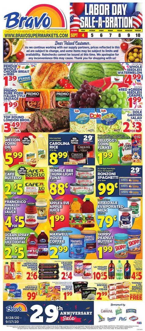 Bravo Supermarkets Current weekly ad 09/04 - 09/10/2020 - frequent-ads.com