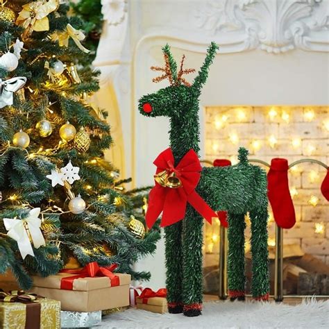 Santa Sleigh And Reindeer Indoor Decoration : 6 Foot Long Christmas Inflatable Santa On Sleigh ...