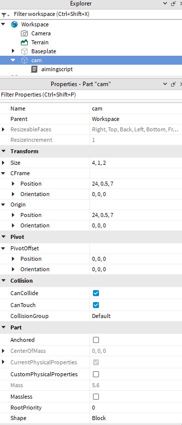 Camera not teleporting script - Scripting Support - Developer Forum ...