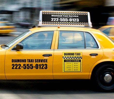 Taxi Signs, Taxi Cab Signs – Signazon | Taxi cab, Taxi, Taxi advertising