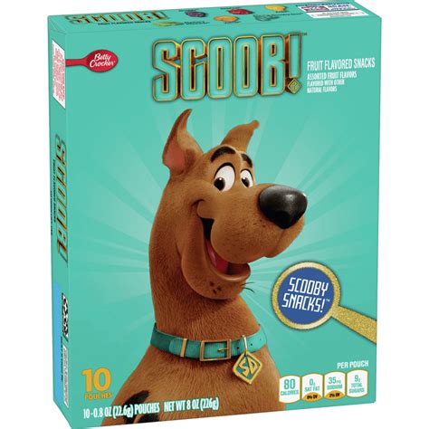 Betty Crocker Scooby Doo Snacks, Fruit Snacks, 10 ct, 8 oz - Walmart.com - Walmart.com