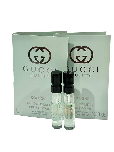 Amazon.com : Gucci Guilty Sample Cologne Perfume MEN Pour Homme MINI SMALL Travel Size 1.5 ML ...