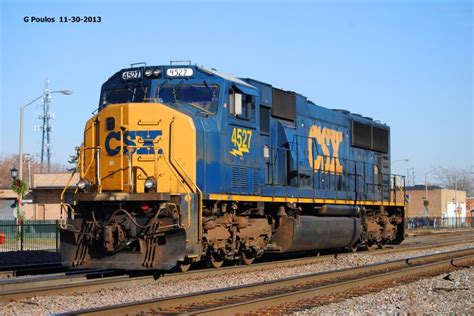 CSXT SD70MAC 4527 / Berwyn, IL — Trainspo | Railroad photos, Train, Csx transportation