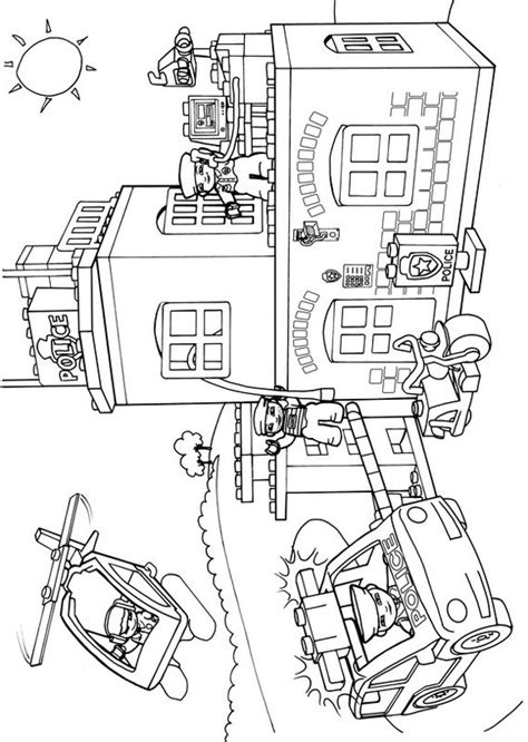 Police Station Coloring Pages at GetColorings.com | Free printable ...