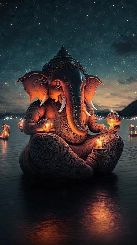 Ganesh Ji Bhagwan Ke - Animated Lord Ganesha Wallpaper Download | MobCup