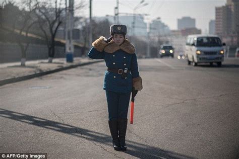 The North Korean women hand-picked for their looks for police jobs ...