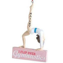 I Flip Over Gymnastics Ornament - FindGift.com