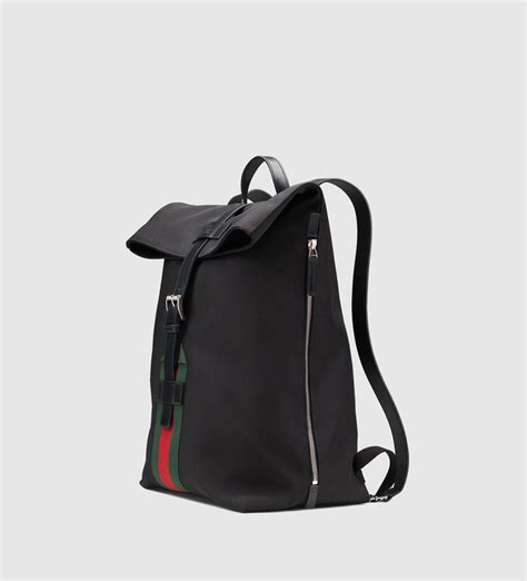 Black Gucci Backpack For Men | IUCN Water