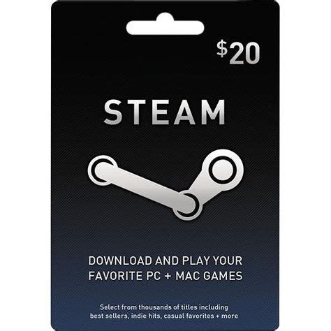 Valve Steam Wallet $20 Gift Card Multi STEAM WALLET POSA $20 (With ...