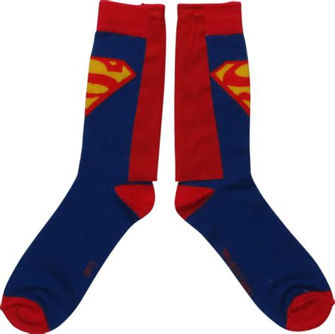 Superman Classic Suit Up Caped Crew Socks