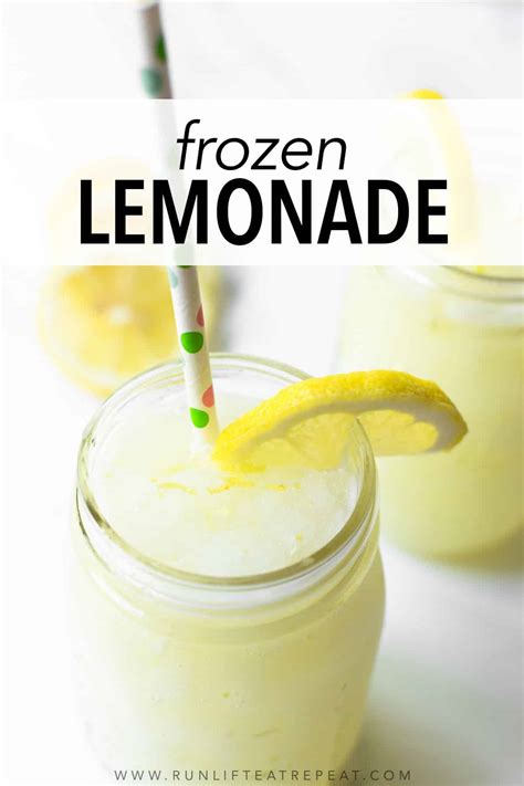 Frozen Lemonade (Mocktail or Cocktail!) - Simple Everyday Recipes