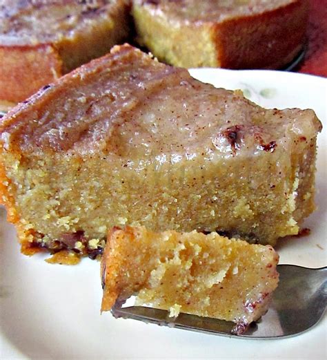 Jamaican Cornmeal Pudding - The Schizo Chef