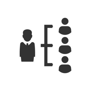 Business Hierarchy Icon Leadership Icon Symbol Vector, Leadership, Icon, Symbol PNG and Vector ...