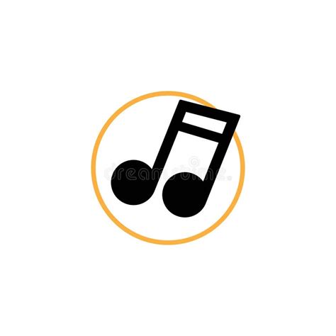 Music Note Icon Vetor Logo Creative Stock Vector - Illustration of melody, abstract: 171628888