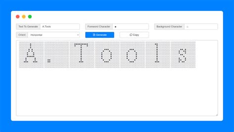 Dot Matrix Text Generator — Simulate the Text Effect of Led Dot Matrix Display - A.Tools - Medium