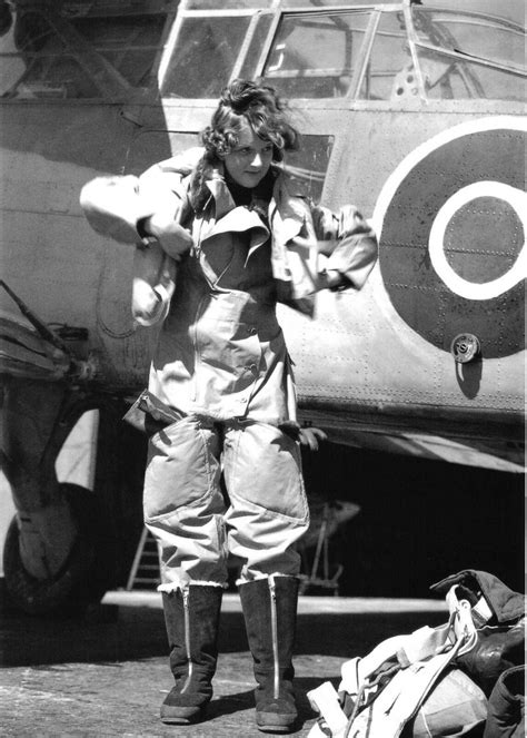 A pilot of the Women’s Auxiliary Air Force (WAAF). | Wwii women, Female pilot, Women in history