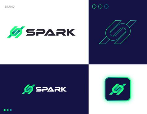 Logo, Spark logo design on Behance