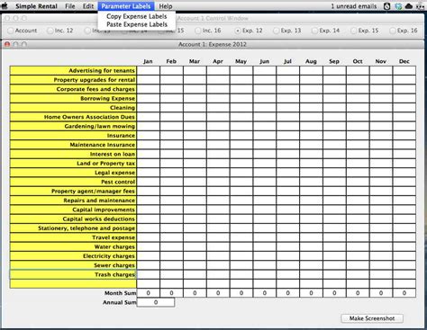 profit and expense spreadsheet — excelxo.com