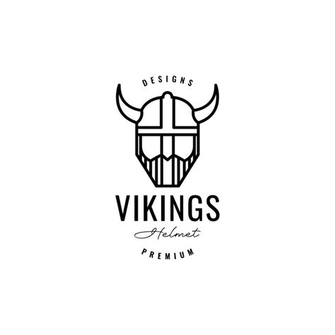 viking helmet with bearded logo design 11324226 Vector Art at Vecteezy