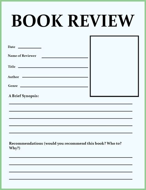 Book Review Template for Kids (Tips & Activities) - Go Science Girls | Writing a book review ...