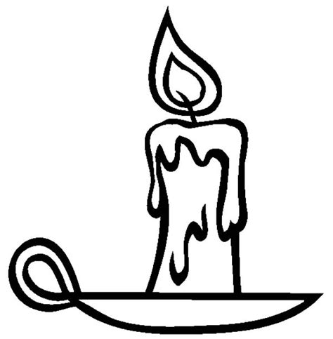 Candle Flame Drawing | Free download on ClipArtMag