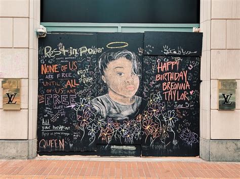 Breonna Taylor Mural | Chalk mural by 15-year-old twins Brad… | Flickr