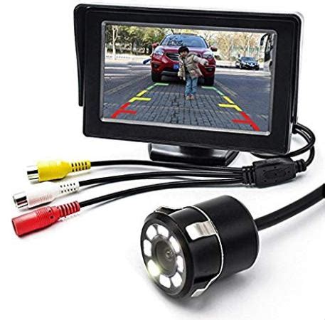 Car Rear View Camera Kit 4.3 Inch Monitor With Camera