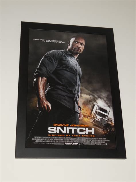 Snitch FRAMED 11.5x17 Promo Movie Poster by FramedMoviePosters