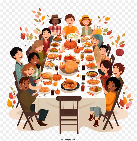 Thanksgiving Dinner Clip Art Free