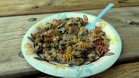 Van Trekkers Favorite Recipes: Creamy Crimini Mushroom Pasta