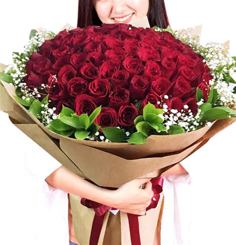 HB-99.1 Ardent 99 Red Roses Bouquet - Singapore Florist | Flower Delivery in Singapore