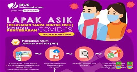 Lapak Asik, Layanan Online BPJAMSOSTEK untuk Hindari Kontak Fisik