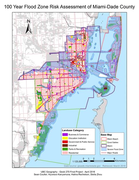 Miami Flood Vulnerability GIS Map | E-Portfolio of Stella L. Zhou